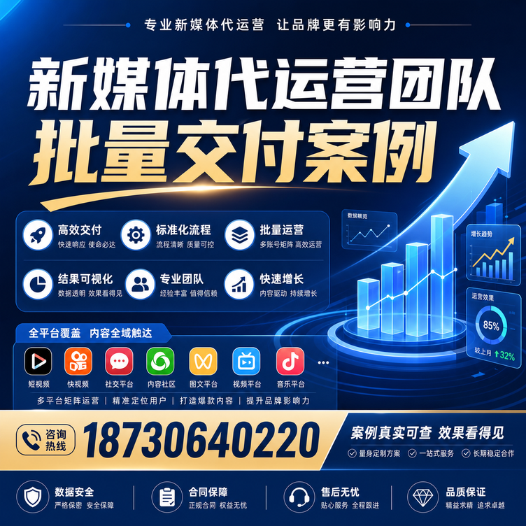 曲靖代运营公司多客户账号批量高效交付案例